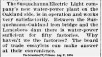 Susquehanna Electric Light Co